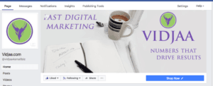 facebook page for vidjaa